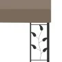 Cenador con montaje en la pared gris taupe 3x3x2,5 m de vidaXL, Carpas y cenadores - Ref: Foro24-312265, Precio: 224,04 €, De...