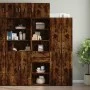 Armario estrecho madera ingeniería roble ahumado 50x42,5x225 cm de , Aparadores - Ref: Foro24-3281312, Precio: 181,39 €, Desc...