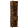 Armario estrecho madera ingeniería roble ahumado 50x42,5x225 cm de , Aparadores - Ref: Foro24-3281312, Precio: 184,34 €, Desc...