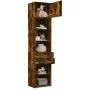 Armario estrecho madera ingeniería roble ahumado 50x42,5x225 cm de , Aparadores - Ref: Foro24-3281312, Precio: 181,39 €, Desc...
