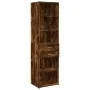 Armario estrecho madera ingeniería roble ahumado 50x42,5x225 cm de , Aparadores - Ref: Foro24-3281312, Precio: 181,39 €, Desc...