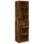 Armario estrecho madera ingeniería roble ahumado 50x42,5x225 cm de , Aparadores - Ref: Foro24-3281312, Precio: 184,34 €, Desc...