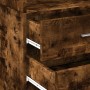 Armario estrecho madera ingeniería roble ahumado 50x42,5x225 cm de , Aparadores - Ref: Foro24-3281312, Precio: 184,34 €, Desc...