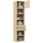 Narrow engineered wood wardrobe in Sonoma oak, 50x42.5x225 cm by , Sideboards - Ref: Foro24-3281310, Price: 171,80 €, Discoun...