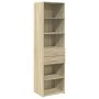 Narrow engineered wood wardrobe in Sonoma oak, 50x42.5x225 cm by , Sideboards - Ref: Foro24-3281310, Price: 171,80 €, Discoun...