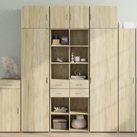 Armario de madera de ingeniería roble Sonoma 70x42,5x225 cm de , Aparadores - Ref: Foro24-3281338, Precio: 215,61 €, Descuent...