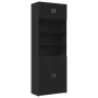 Armario de madera de ingeniería negro 80x42,5x225 cm de , Aparadores - Ref: Foro24-3281344, Precio: 276,91 €, Descuento: %