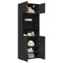 Armario de madera de ingeniería negro 80x42,5x225 cm de , Aparadores - Ref: Foro24-3281344, Precio: 276,91 €, Descuento: %