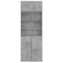 Armario de madera de ingeniería gris hormigón 80x42,5x225 cm de , Aparadores - Ref: Foro24-3281346, Precio: 250,19 €, Descuen...