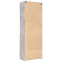 Armario de madera de ingeniería gris hormigón 80x42,5x225 cm de , Aparadores - Ref: Foro24-3281346, Precio: 250,19 €, Descuen...