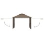 Cenador con techo extensible doble gris taupe 3x3x2,75m 180g/m² de vidaXL, Carpas y cenadores - Ref: Foro24-312268, Precio: 2...