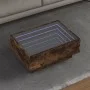 Mesa de centro y LED madera ingeniería roble ahumado 70x50x30cm de , Mesas de centro - Ref: Foro24-847515, Precio: 117,72 €, ...