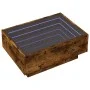 Mesa de centro y LED madera ingeniería roble ahumado 70x50x30cm de , Mesas de centro - Ref: Foro24-847515, Precio: 117,72 €, ...