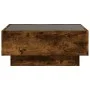 Mesa de centro y LED madera ingeniería roble ahumado 70x50x30cm de , Mesas de centro - Ref: Foro24-847515, Precio: 117,72 €, ...