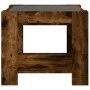Mesa de centro y LED madera ingeniería roble ahumado 53x53x45cm de , Mesas de centro - Ref: Foro24-847543, Precio: 82,79 €, D...