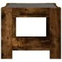 Mesa de centro y LED madera ingeniería roble ahumado 53x53x45cm de , Mesas de centro - Ref: Foro24-847543, Precio: 82,79 €, D...
