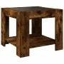 Mesa de centro y LED madera ingeniería roble ahumado 53x53x45cm de , Mesas de centro - Ref: Foro24-847543, Precio: 82,79 €, D...