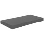 Estantes flotantes de pared 2 uds MDF gris brillo 50x23x3,8 cm en Estanterías | Comprar online en Foru.es