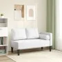 Sofá diván con cojines cuero sintético blanco de , Divanes - Ref: Foro24-4007564, Precio: 166,04 €, Descuento: %