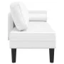Sofá diván con cojines cuero sintético blanco de , Divanes - Ref: Foro24-4007564, Precio: 166,04 €, Descuento: %