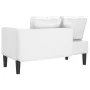 Sofá diván con cojines cuero sintético blanco de , Divanes - Ref: Foro24-4007564, Precio: 166,04 €, Descuento: %