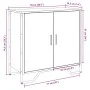 Aparador madera de ingeniería roble Sonoma 78x35,5x74,5 cm de , Aparadores - Ref: Foro24-848540, Precio: 69,70 €, Descuento: %