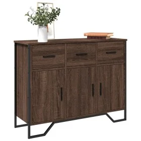 Aparador madera de ingeniería marrón roble 97x32,5x74,5 cm de , Aparadores - Ref: Foro24-848563, Precio: 104,85 €, Descuento: %