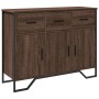 Aparador madera de ingeniería marrón roble 97x32,5x74,5 cm de , Aparadores - Ref: Foro24-848563, Precio: 106,30 €, Descuento: %