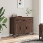 Aparador madera de ingeniería marrón roble 97x32,5x74,5 cm de , Aparadores - Ref: Foro24-848563, Precio: 106,30 €, Descuento: %