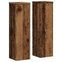 Soportes de plantas 2 uds madera roble envejecido 17x17x60 cm de , Soportes para macetas - Ref: Foro24-852940, Precio: 49,72 ...