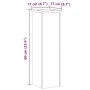 Soportes de plantas 2 uds madera roble envejecido 17x17x60 cm de , Soportes para macetas - Ref: Foro24-852940, Precio: 49,72 ...