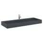 Lavabo de fundición de mineral/mármol antracita 120x46x11 cm de , Lavabos - Ref: Foro24-155986, Precio: 254,34 €, Descuento: %