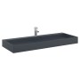 Lavabo de fundición de mineral/mármol antracita 120x46x11 cm de , Lavabos - Ref: Foro24-155986, Precio: 258,27 €, Descuento: %