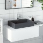 Lavabo de fundición de mineral/mármol antracita 50x38x13 cm de , Lavabos - Ref: Foro24-155984, Precio: 159,24 €, Descuento: %