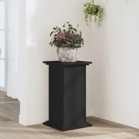 Soportes para plantas madera de ingeniería negro 33x33x60 cm de , Soportes para macetas - Ref: Foro24-852961, Precio: 47,96 €...