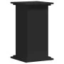 Plant stands made of black engineered wood, 33x33x60 cm. by , Pot stands - Ref: Foro24-852961, Price: 47,96 €, Discount: %