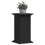 Plant stands made of black engineered wood, 33x33x60 cm. by , Pot stands - Ref: Foro24-852961, Price: 47,96 €, Discount: %