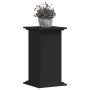 Soportes para plantas madera de ingeniería negro 33x33x60 cm de , Soportes para macetas - Ref: Foro24-852961, Precio: 40,92 €...