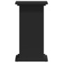 Soportes para plantas madera de ingeniería negro 33x33x60 cm de , Soportes para macetas - Ref: Foro24-852961, Precio: 40,92 €...