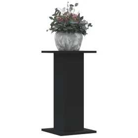 Soportes de plantas 2 uds madera ingeniería negro 30x30x60 cm de , Soportes para macetas - Ref: Foro24-3307856, Precio: 58,59...