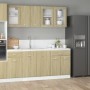 Set de muebles de cocina 4 pzas madera ingeniería roble Sonoma de , Armarios de cocina - Ref: Foro24-3307657, Precio: 267,66 ...