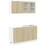 Set de muebles de cocina 4 pzas madera ingeniería roble Sonoma de , Armarios de cocina - Ref: Foro24-3307657, Precio: 259,98 ...