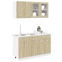 Set de muebles de cocina 4 pzas madera ingeniería roble Sonoma de , Armarios de cocina - Ref: Foro24-3307657, Precio: 267,66 ...