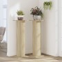 Soportes para plantas 2 uds madera roble Sonoma 30x30x95 cm de , Soportes para macetas - Ref: Foro24-3307875, Precio: 69,05 €...