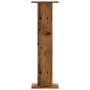 Soportes para plantas 2 uds madera roble envejecido 30x30x95 cm de , Soportes para macetas - Ref: Foro24-3307880, Precio: 79,...