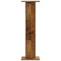 Soportes para plantas 2 uds madera roble envejecido 30x30x95 cm de , Soportes para macetas - Ref: Foro24-3307880, Precio: 79,...