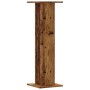 Soportes para plantas 2 uds madera roble envejecido 30x30x95 cm de , Soportes para macetas - Ref: Foro24-3307880, Precio: 79,...