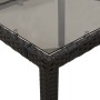 Set de mesa y sillas de jardín 7 pzas y cojines ratán PE negro de , Conjuntos de jardín - Ref: Foro24-3276991, Precio: 748,64...