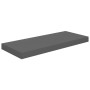 Estantes flotante de pared 4 uds MDF gris brillo 60x23,5x3,8 cm en Estanterías | Comprar online en Foru.es