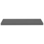 Estante flotante de pared 4 uds MDF gris brillo 80x23,5x3,8 cm en Estanterías | Comprar online en Foru.es